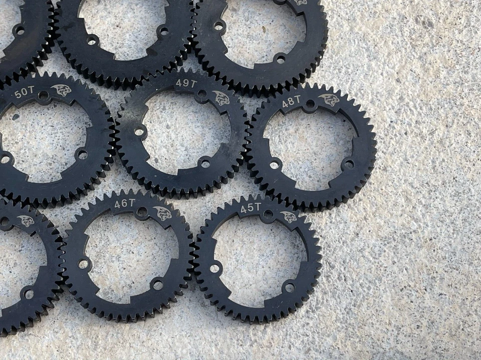11pcs Hardened Steel Spur Gear 45-55T For Traxxas E Revo 2.0 1/10 Maxx - Image 2 of 4
