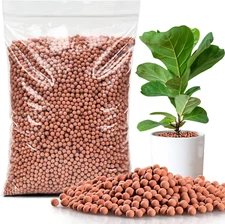 Clay Pebbles for Plants Pebbles Indoor Plants Natural Clay Drainage Decoration