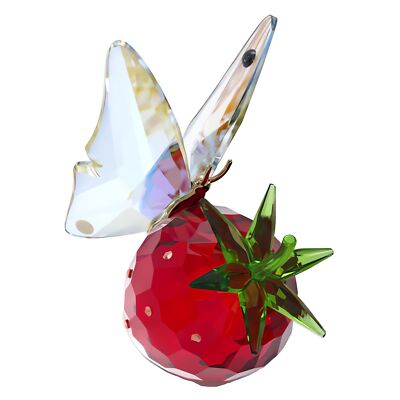 Swarovski Idyllia Butterfly and Strawberry Home Décor Designer