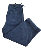 Levis Wide LEG Cropped DENIM SIZE 8Mis
