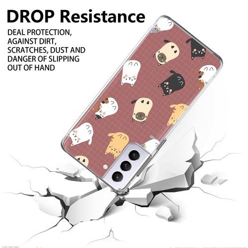 Funda TPU Suave Transparente para Samsung Galaxy S24 S23 A15 A35 A16 Divertida Gato Teléfono Cubierta - Imagen 42 de 78