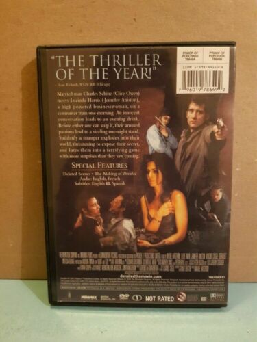 Derailed (Vincent Cassel Jennifer Aniston) / DVD - 第 2/2 張圖片