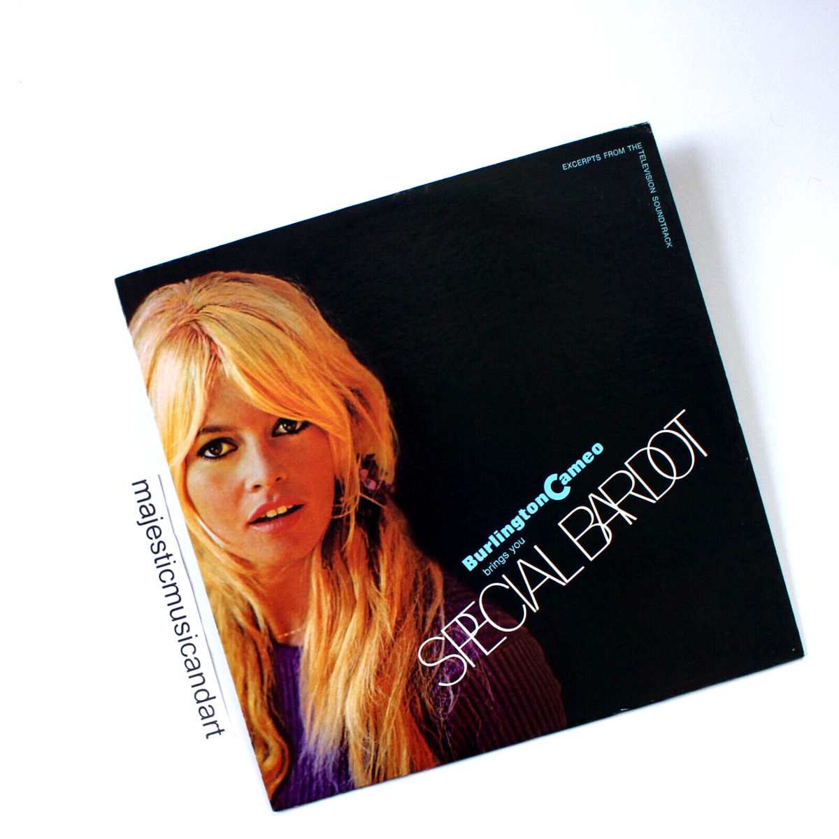 ORIGINAL 1968 PROMO BRIGITTE BARDOT VINYL LP BONNIE & CLYDE SERGE