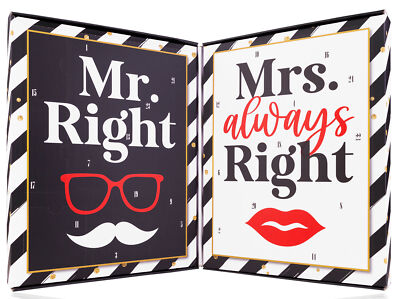 Mr & Mrs Right - Adventskalender für Paare 2024 - Körperpflege für Sie & Ihn