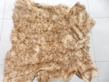 sheepskin leather Toscana hide Rust Speckled Cream w/Metallic Crocodile back