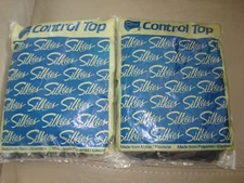 2 SILKIES CONTROL TOP HOSE WITH SUPPORT LEG SMALL