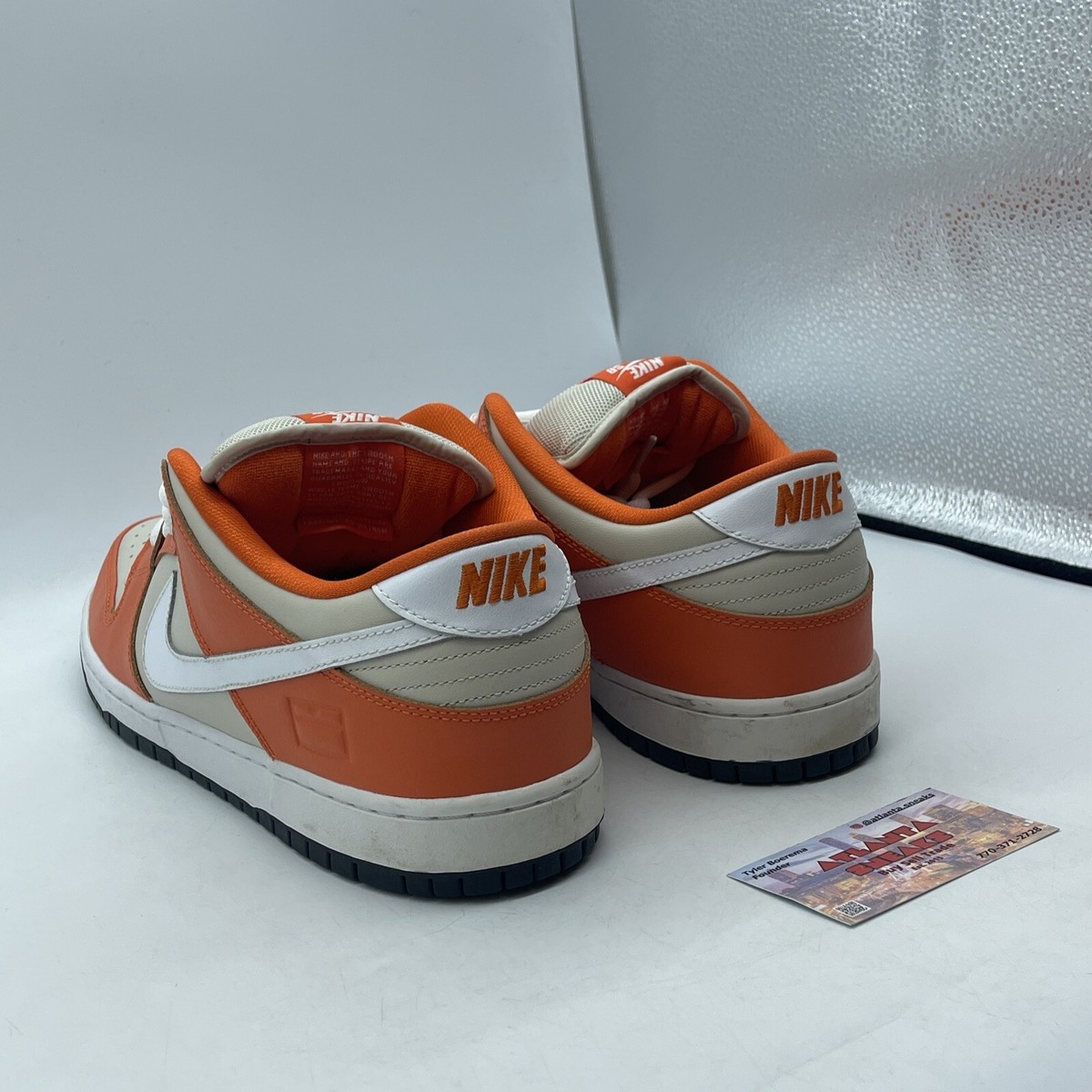 靴 Nike SB Dunk Low \"Orange Box\" 313170-811 Size 13 - Nike Dunk SB Low Orange Box White Black (313170-811) | eBay