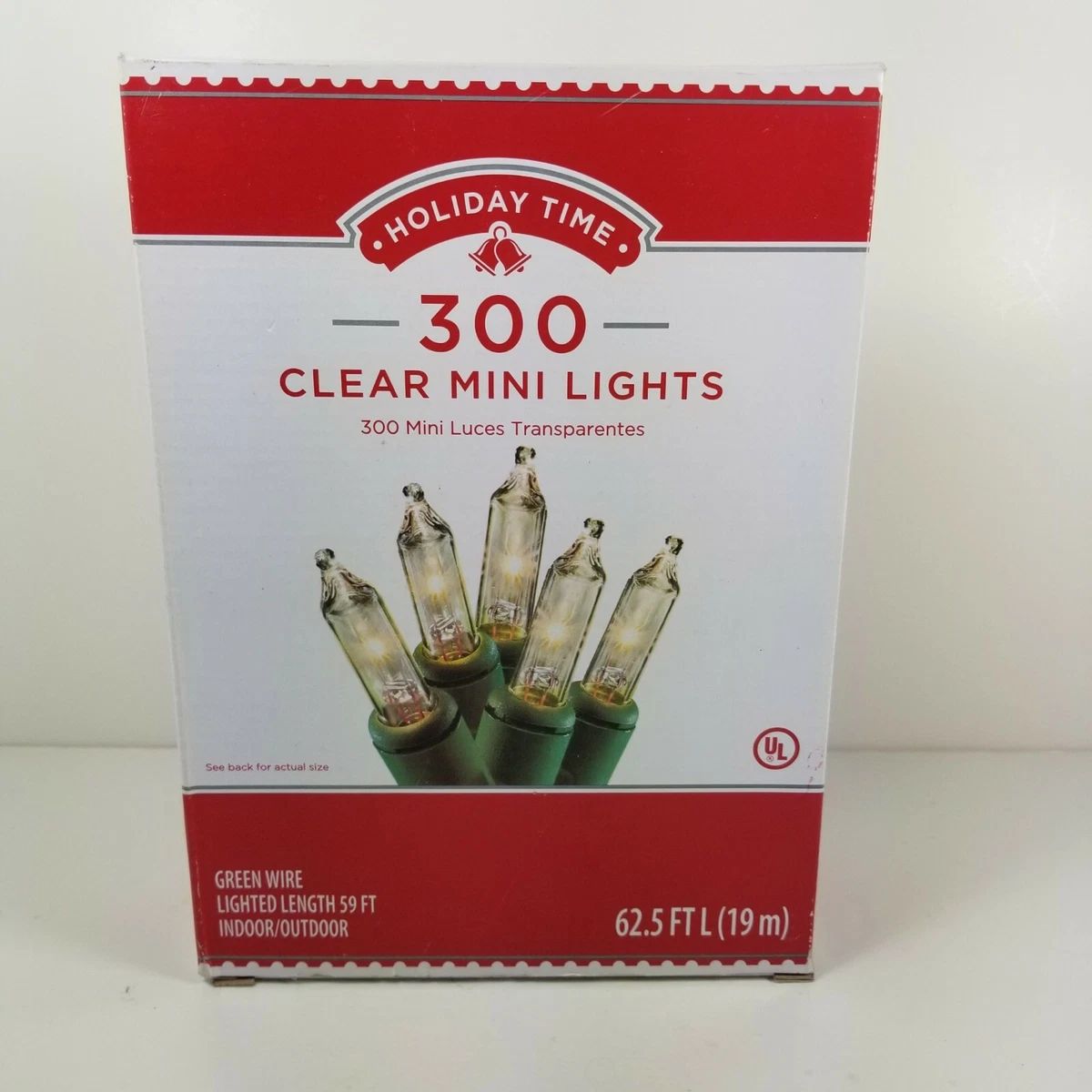 Holiday time indoor and outdoor clearance clear mini christmas lights