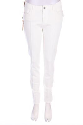 BRIAN DALES Straigh Cut Jeans Pin-tucks W31 off-white NEW