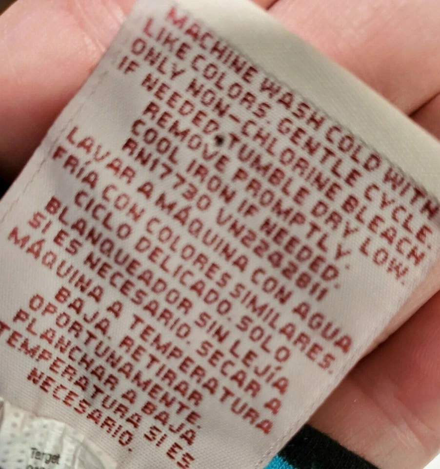 Merona Womens Skirt Size XXL 2XL 2X Large Blue Black White Pink Striped - Image 3 of 4