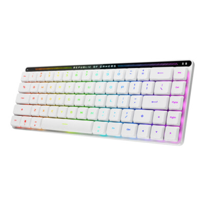 ASUS ROG Falchion RX keyboard USB + RF Wireless + Bluetooth QWERTZ White