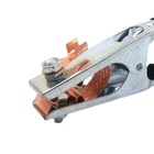 Ground Clamp 17.2cm X 8.7cm Electroplating For Welding Earth Clip High Quality