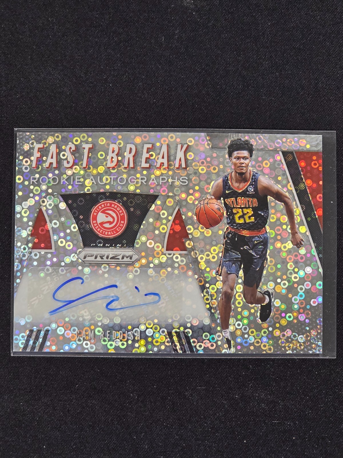 2019‑20 Mosaic Cam Reddish RC Fast Break Auto #FR‑CRD Hawks