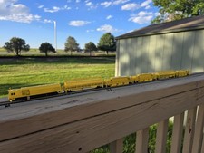Juego de tren amoladora de rieles escala N sin decorar impreso en 3D sin alimentación.