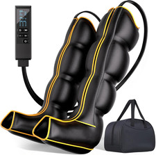 Air Compression Leg Massager, Professional Sequential Foot  Full Leg Massager f