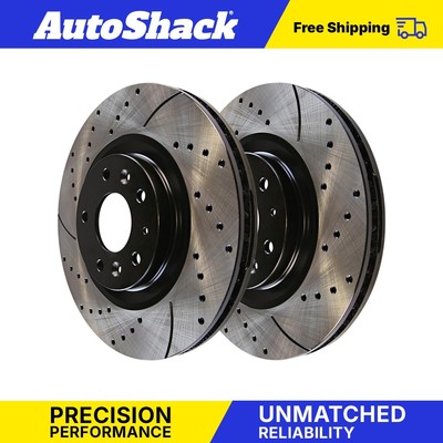 Front Coated Disc Brake Rotors Set for 2007-2015 Mazda CX-9 3.5L 3.7L V6