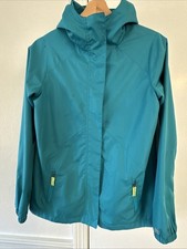 C9 by Champion Wind Breaker Lightweight Hood Blue Teal Jacket Girls XL 14/16