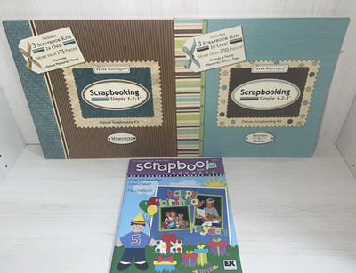 New Seasons Scrapbooking Simple 1-2-3 # Scrapabok Kits in One! Two Packs ++ New