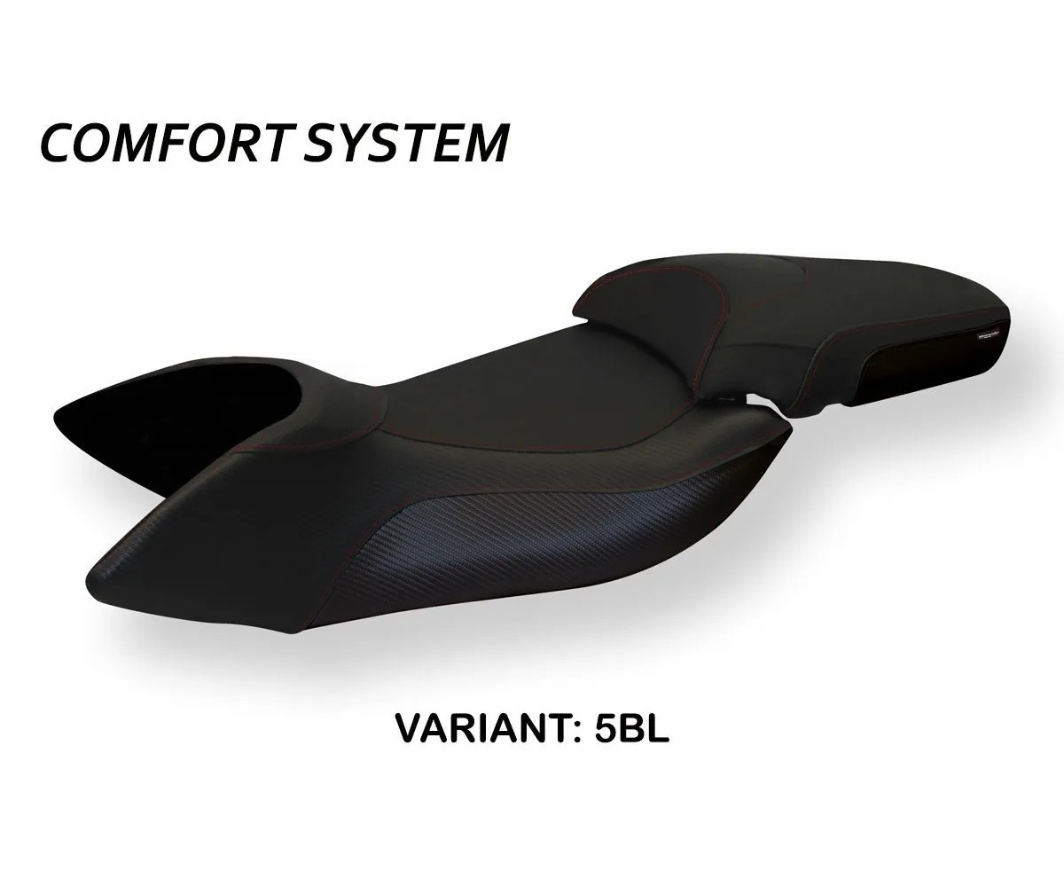 Seat saddle cover Praya 1 Comfort System Black TPZ APRILIA MANA 850 2007 2016