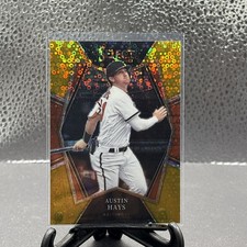 2022 Prizm Austin Hays Premier Level Gold Disco Prizm #10/10
