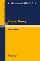 K. Alladi | Number Theory | Taschenbuch | Englisch (1982) | Springer