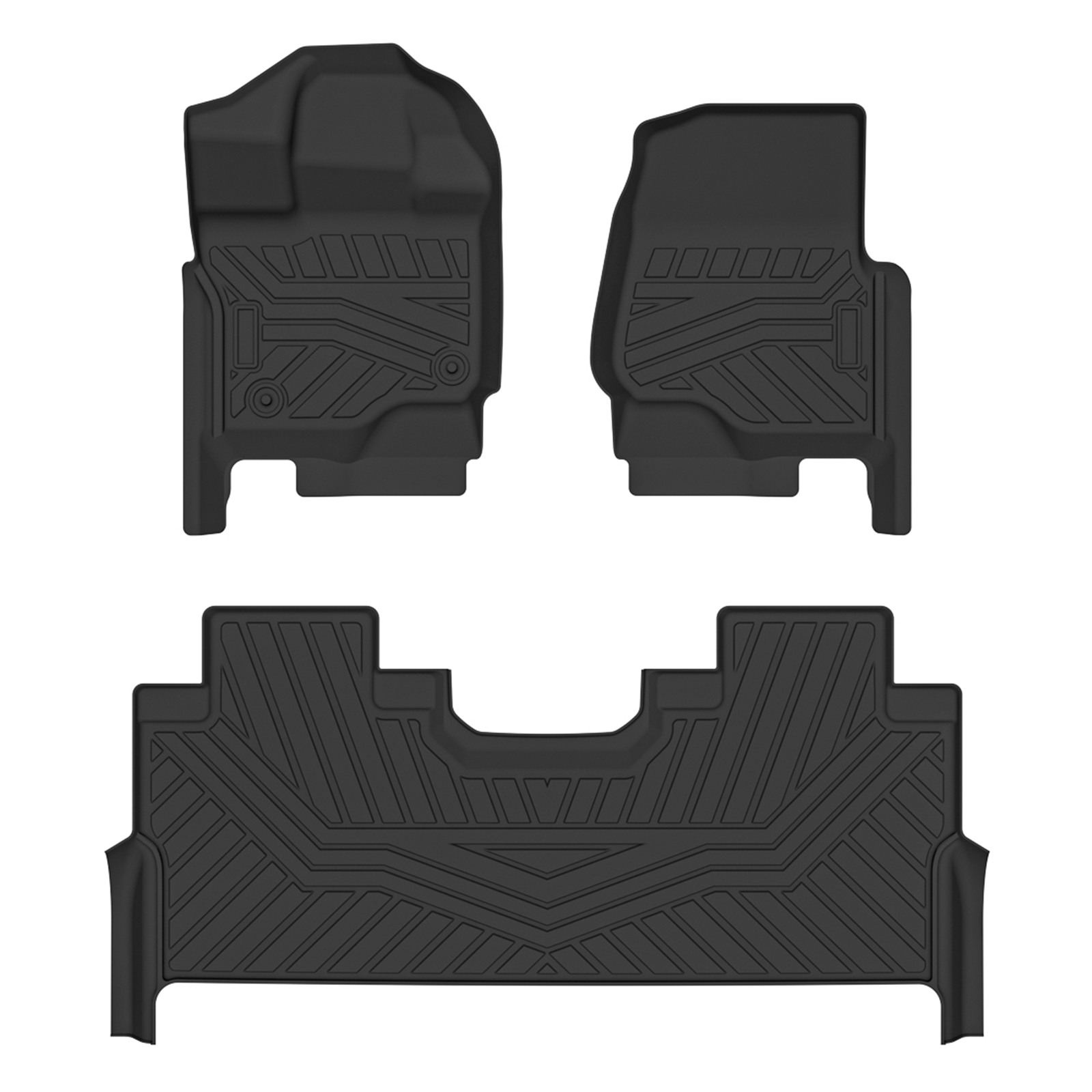 Floor Mats for 2015 - 2024 Ford F150 F-150 SuperCab All Weather TPE Floor Liners