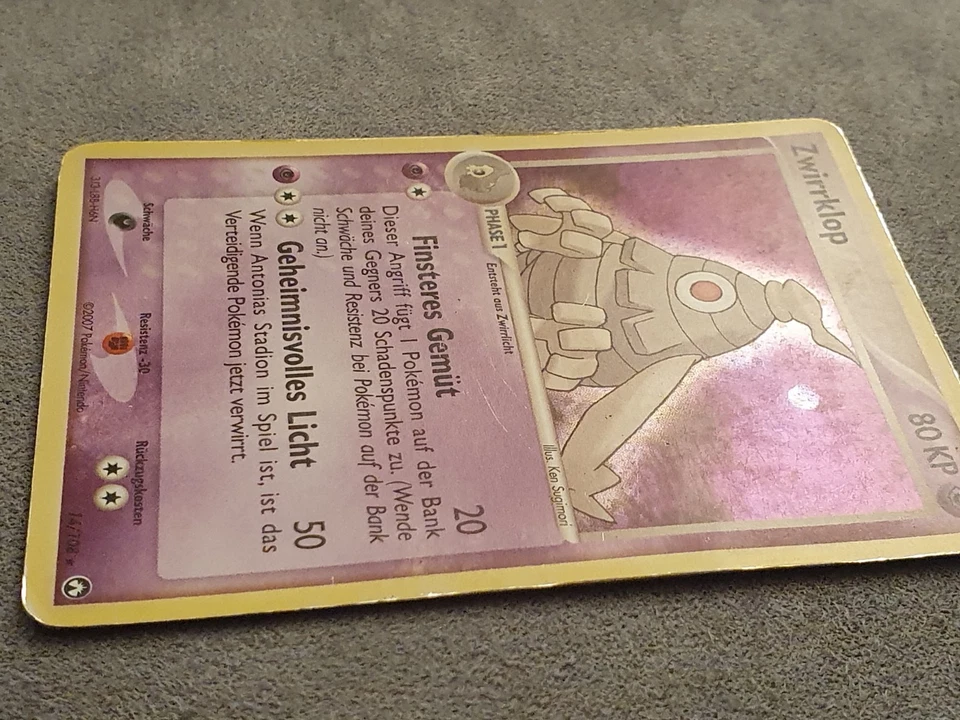 Pokémon Karte • Zwirrklop Holo 14/108 • EX Power Keepers Set • Pokemon Deutsch - Bild 3 von 4