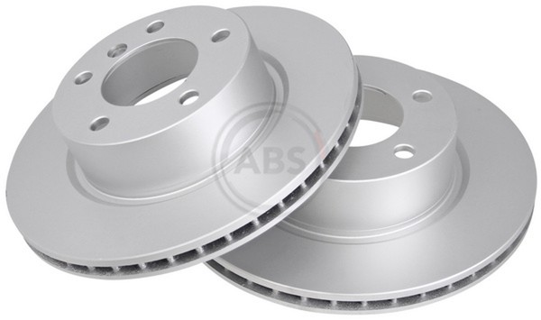 2X Bremsscheibe Beschichtet A.B.S. 17601 FüR E87 E88 E81 E82 BMW E90 1Er 3Er 118-image