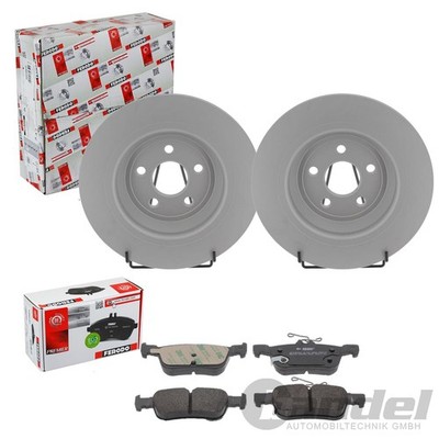 FERODO BREMSSCHEIBEN 316mm + BELÄGE HINTEN passend für FORD GALAXY CK S-MAX CJ