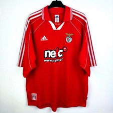 Benfica 2000-2001 Adidas Home Football Shirt Jersey