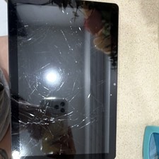 onn. Tablet Black Cracked Screen, Black Tablet by onn. with Damaged Screen