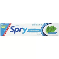 Xlear Spry Toothpaste Fluoride Free - Peppermint 5 oz Paste