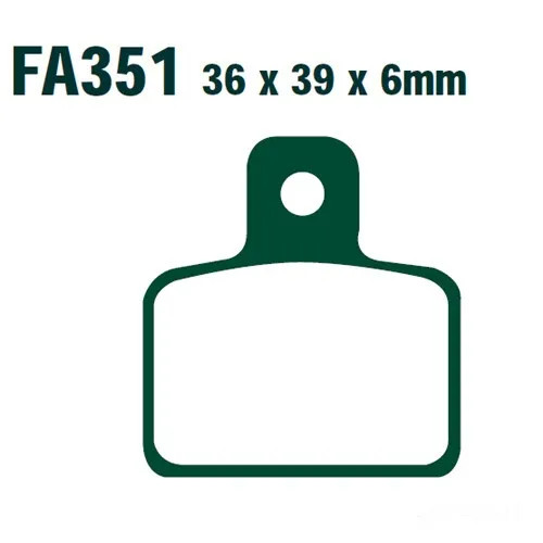 Bremsbelag BremsbeläGe EBC FA351 Hinten FüR Gas Gas TXT E 4820 Bj. 2012-2016-image