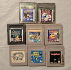 Gameboy Color And Gameboy Game Lot Mario Harry Potter Yoshi Ninendo Disney Smurf