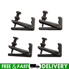 New 4-Pcs Violin Fine Tuners Black for 3/4 4/4 Size, Set of 4 Tailpiece Tuners