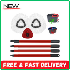 Mop Replace Heads Mop Handle and Mop Base Replacement for O Cedar EasyWring