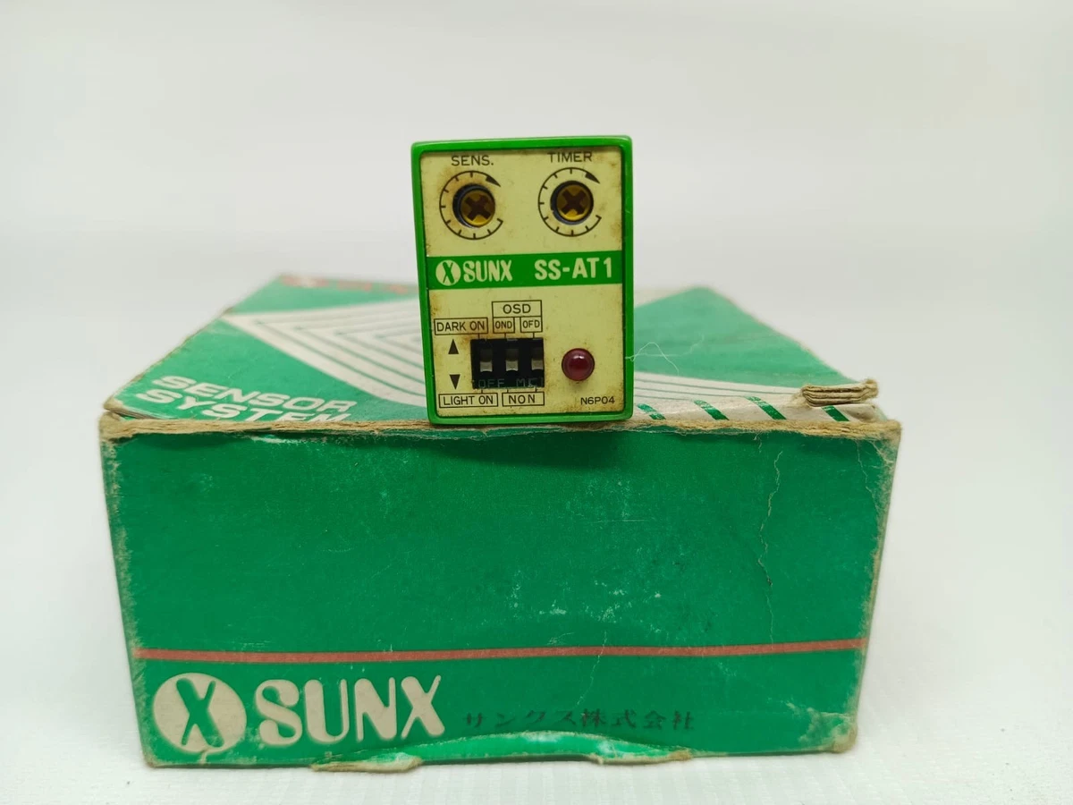 SUNX SS-AT1 Photoelectric Sensor Switch Amplifier Controller Timer Japan NOS VTG