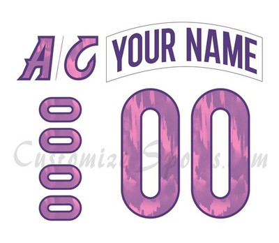 Colorado Avalanche Customized Number Kit for 2024-2025 HFC Uniform