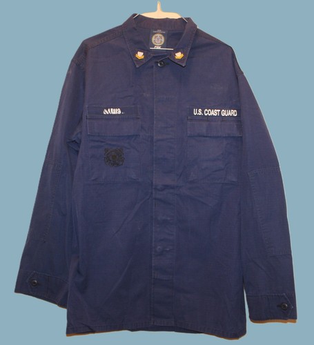 US Coast Guard ODU Utility Shirt Men 42 XL Navy Blue with Pants & US Army Airfor