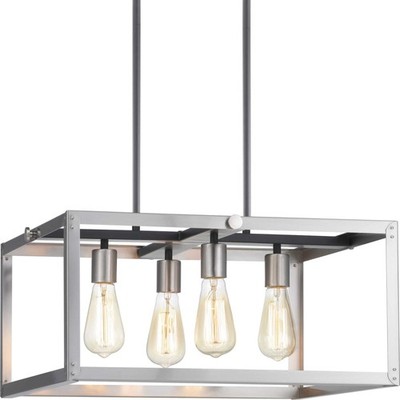 Progress Lighting P400112 Union Square 4 Light 20''W Mini - Stainless Steel