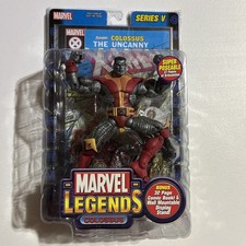 2004 TOY BIZ MARVEL LEGENDS SERIES V 5 COLOSSUS w  COMIC BOOK AND WALL DISPLAY