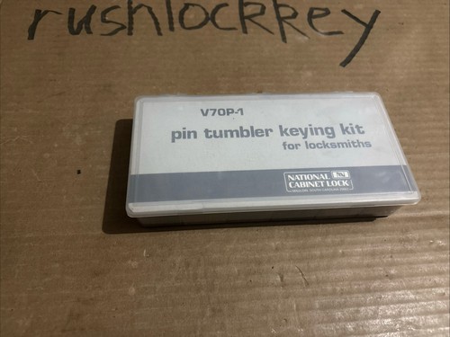 Lightly Used-National V70P-1 Pin Tumbler Keying Kit