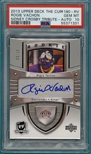 2013 Upper Deck The Cup Rogie Vachon Sidney Crosby Trib Auto /10 #180-RV PSA 10!