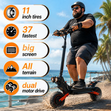 2400w dual motor all terrain electric scooter high speed fast delivery US stock