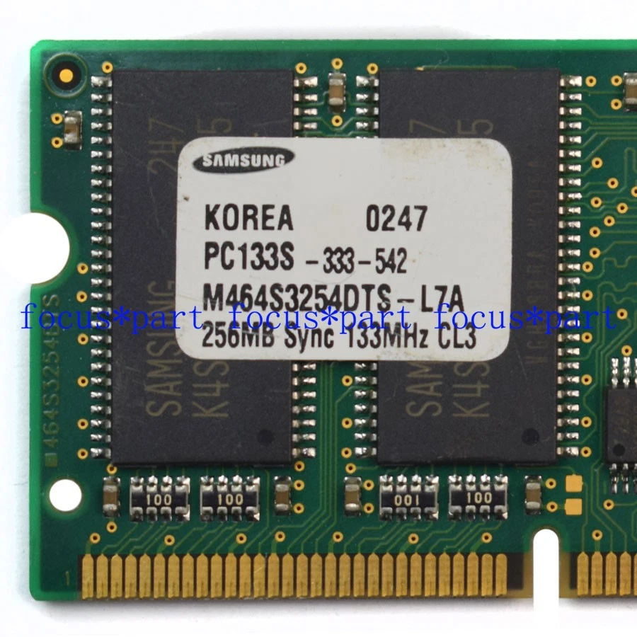 Lote de 10 piezas Samsung 256MB PC133 144PIN NO ECC SDRAM Memoria RAM SO DIMM 3.3V Foto 2 de 4