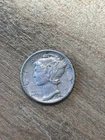 1944D Mercury Dime AU