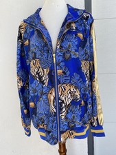 G-Style Zipper Jacket Unisex- Tigers  Orchids. Size M Nice  