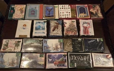 LARGE LOT Assorted Boxed Christmas Cards 21 Boxes/ 385 Cards NEW