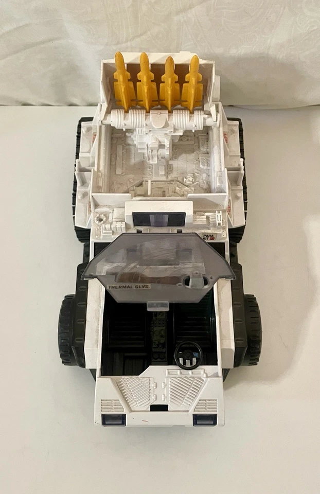 Vehículo incompleto Gi Joe Snow Cat con misiles articulados Hasbro 1985 Foto 3 de 4