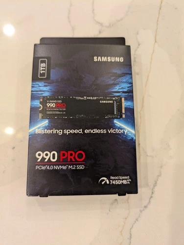 SAMSUNG 990 PRO SSD 1TB PCIe Gen4 NVMe M.2 Internal Solid State Hard Drive - NEW